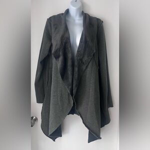 ALTAR’D STATE Cascading Open Front Long Cardigan  M